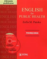 English for Public Health Podręcznik + CD  Patoka Zofia M. PZWL