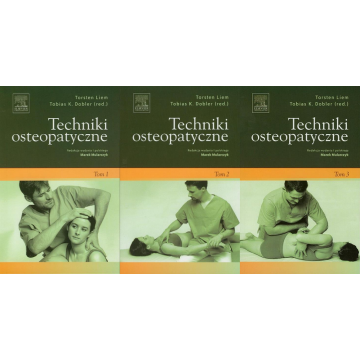 Techniki Osteopatyczne  Tom 1-3 Komplet, książki dla terapeutów