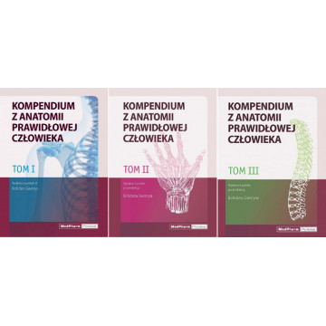 Kompendium z Anatomii Prawidłowej Człowieka Tom 1-3 Książki Medyczne
