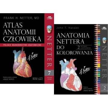 Atlas Nettera Polski + Kolorowanka - Anatomiczny atlas
