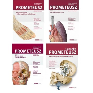 Prometeusz Atlas Anatomii Angielskie Tom 1-3 Czaszka Pakiet Dydaktyczn