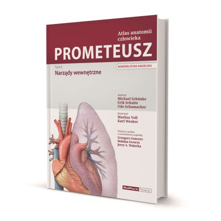 Prometeusz Tom 2 Atlas anatomii człowieka Narządy wewnętrzne MedPharm