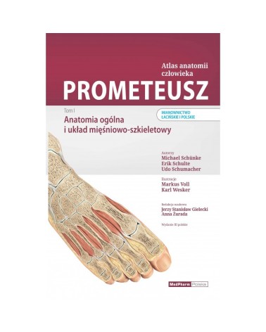 Prometeusz Atlas anatomii człowieka Tom 1  Schunke Michael, Schulte